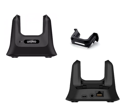Berço de carga Urovo RT40/RT40S / 1 slot para TSD + 1 slot para bateria / Ethernet