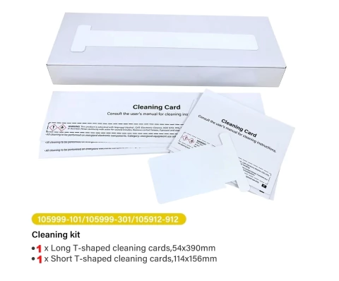 Kit Limpeza Zebra para Impressora ZXP Series 1 e ZXP Series 3 - 2 Cartões