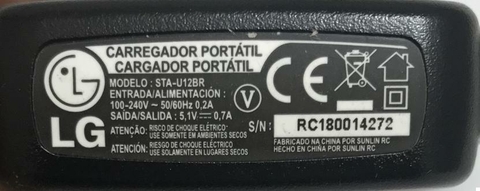 Carregador Fonte Usb Bivolt 5v Original