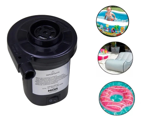 Bomba De Ar Inflador Elétrico 220V - Encher Colchão E Piscina MOR SEM BICOS