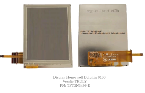 Display Completo Honeywell Dolphin 6100 6110 PN: TFT3N3499-E