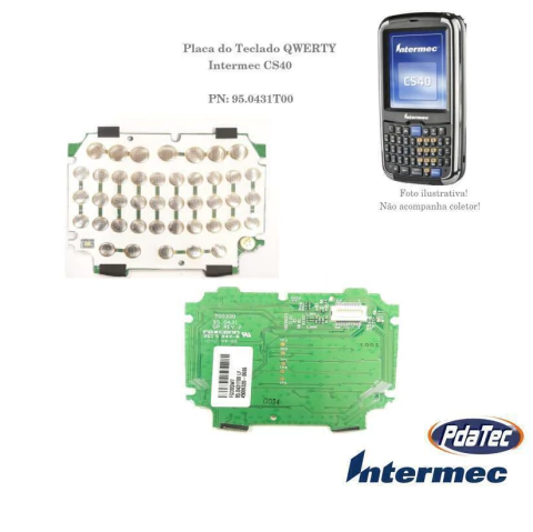 Placa do Teclado QWERTY para Coletor de Dados Intermec CS40