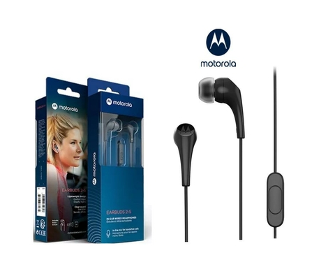 Fone De Ouvido Original Motorola Earbuds 2-S com Microfone