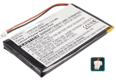 BATERIA GPS GARMIN Nuvi300 IQN300SL 1250MAH