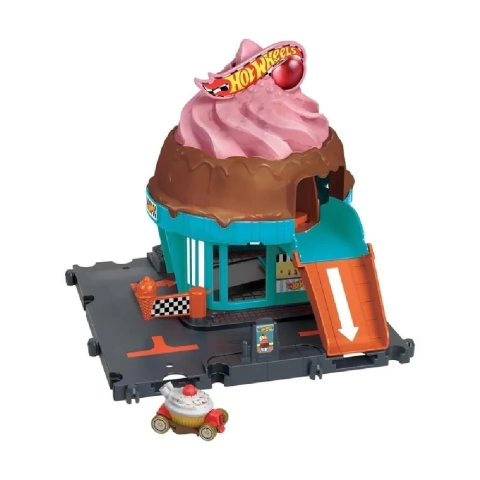 Hot Wheels Pista CITY Conjunto Sorveteria - HTN77 - Mattel - comprar online
