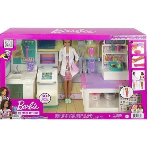 Barbie Profissões - Clínica Médica com Massinha GTN61 - Mattel