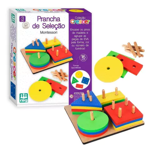 Prancha de Seleção - Montessori - Nig
