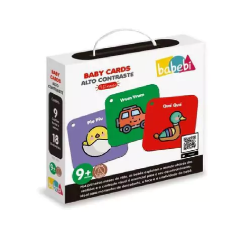 Baby Cards Alto Contraste 9 a 12 meses - Babebi