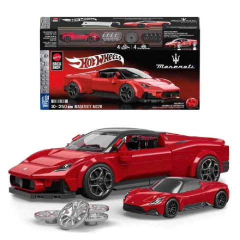 Hot Wheels Brick Shop Speed Maserati MC20 - JFR90 - Mattel