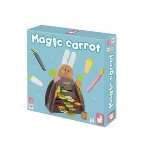 Jogo Puxa Cenoura - Madeira - Janod