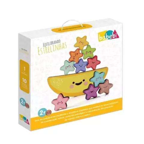 Brinquedos Educativo Equilibrando Estrelinhas - Babebi