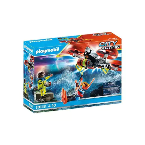 Playmobil Resgate Mergulhador Com Drone - City 70143 - Sunny