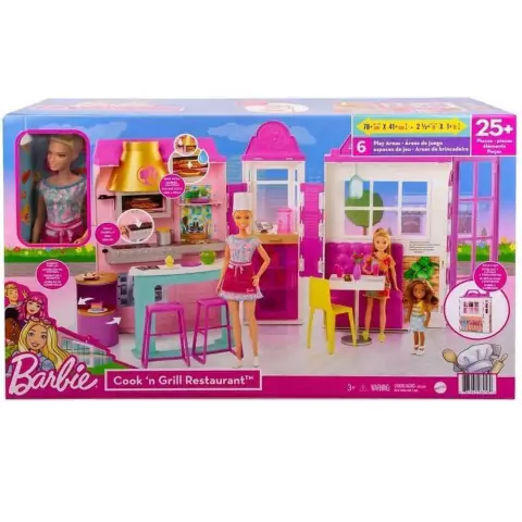 Barbie Restaurante Cook 'n Grill - HBB91 - Mattel