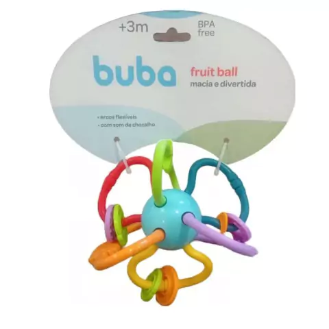 Chocalho Macio - Fruit Ball - Buba