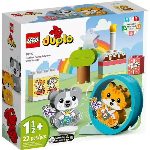 Lego Meu Primeiro Cachorrinho e Gatinho Com Sons - 10977 - comprar online