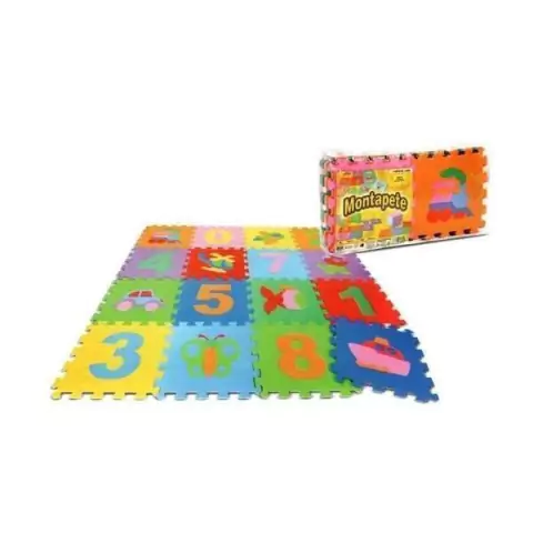 Tapete EVA Infantil Figuras Coloridas - 9 placas - NIG