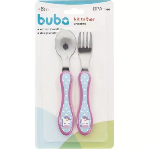 Kit Talher Infantil Unicórnio - Buba