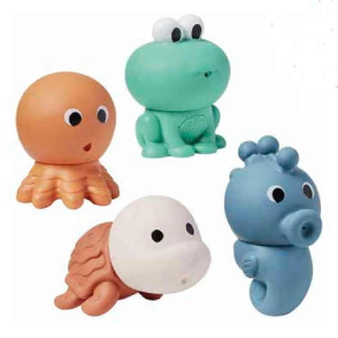 Bichinhos para Banho Laváveis Fundo do Mar - Buba