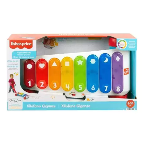 Fisher Price Xilofone Gigante com Luz e Som - HJK34 - Mattel