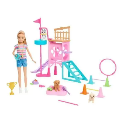 Barbie Stacie Treinadora de Cachorrinhos HRM10 - Mattel
