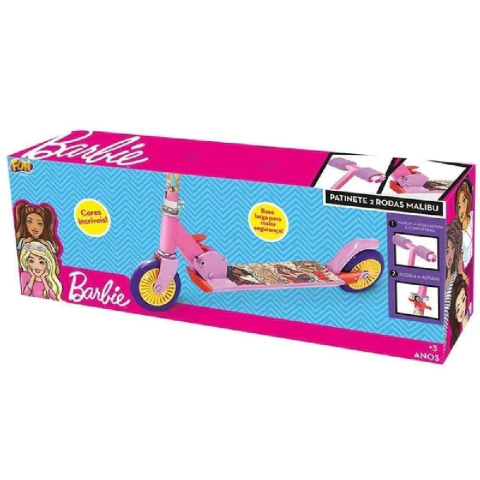 Patinete 2 Rodas Barbie - Fun