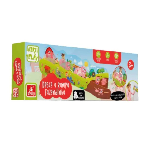 Desce a Rampa Fazendinha - Brincadeira de Criança