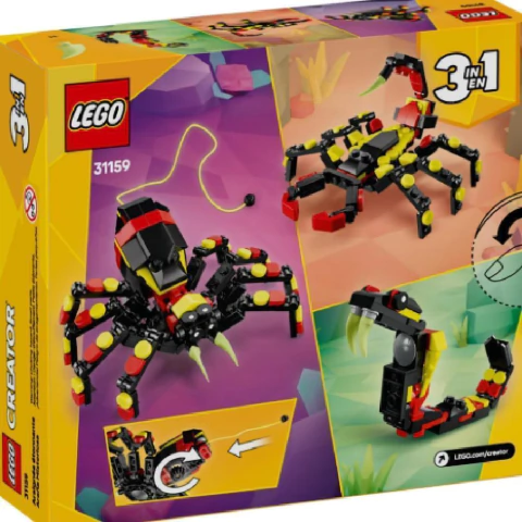 Lego 31159 - Creator 3 em 1 Animais selvagem Aranha