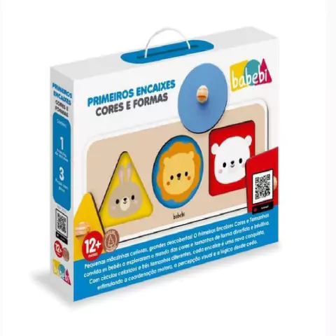Primeiros Encaixes Cores e Formas - Babebi