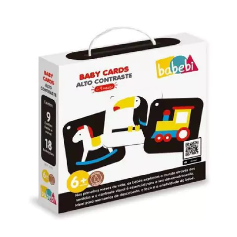 Baby Cards Alto Contraste 6 a 9 meses - Babebi