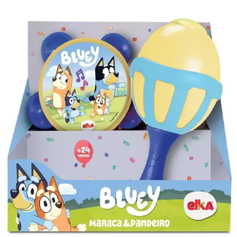 Maraca e Pandeiro Bluey - Elka