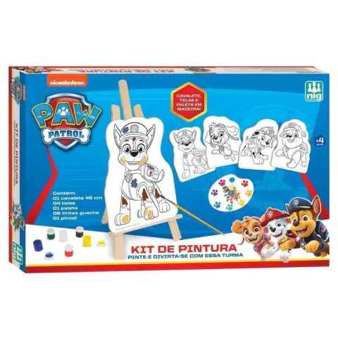 Kit Pintura Patrulha Canina - Nig Brinquedos