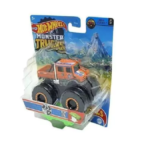 Hot Wheels - Veículo Monster Trucks - 75 - Unimog - Mattel