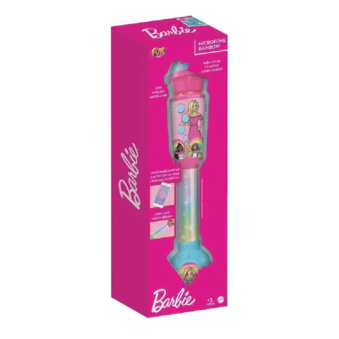 Barbie Microfone Rainbow - Fun
