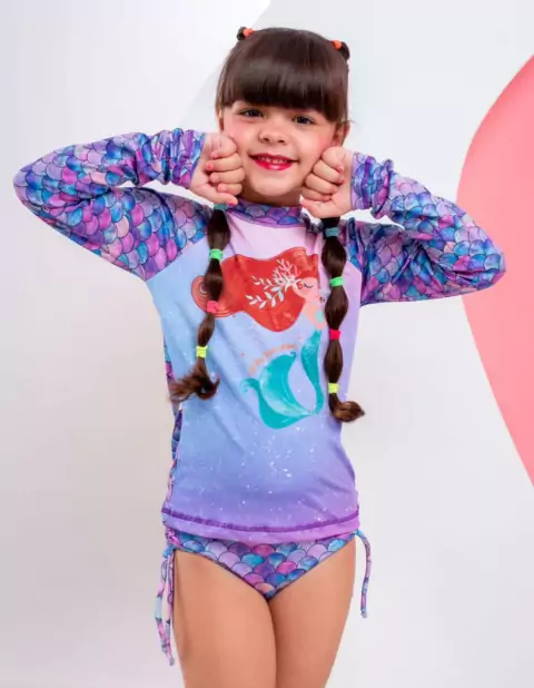 Conjunto moda praia Sereia