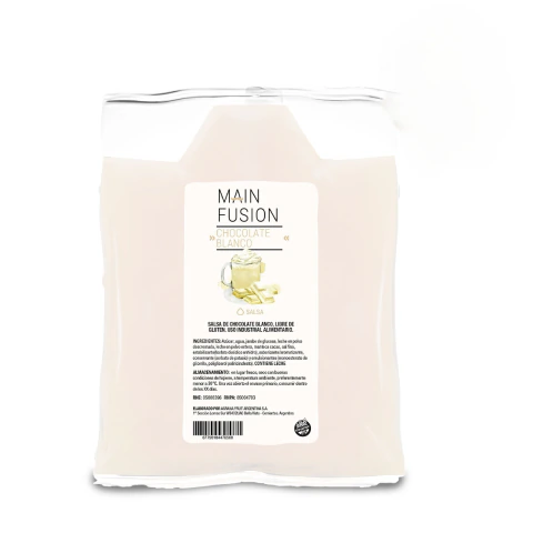 Salsa Chocolate Blanco 1KG MAIN FUSION