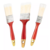 Set 3 Princeles Brocha Plana Cerdas Sinteticas Arte Pintores - comprar online