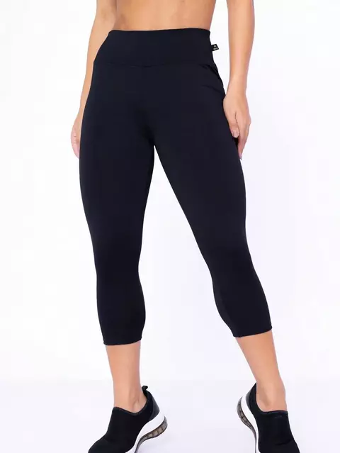 CALÇA LEGGING CORSARIO BASICA MODA FITNESS