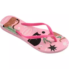 CHINELO HAVAIANAS SLIM PETS ROSA GLOW - Loja dos Chinelos