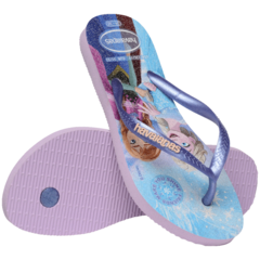 HAVAIANAS KIDS SLIM PRINCESS ROXO FANTASY - Loja dos Chinelos
