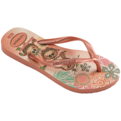 HAVAIANAS KIDS SLIM PRINCESS ROSA CLAY - comprar online