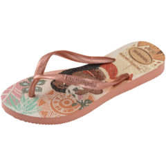 HAVAIANAS KIDS SLIM PRINCESS ROSA CLAY - loja online
