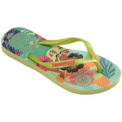 HAVAIANAS KIDS SLIM PRINCESS VERDE MATCHA - comprar online