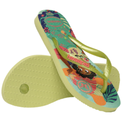 HAVAIANAS KIDS SLIM PRINCESS VERDE MATCHA na internet