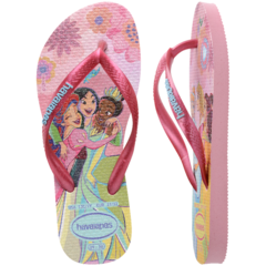 HAVAIANAS KIDS SLIM PRINCESS ROSA GLOW - loja online