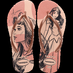 Chinelo Havaianas Slim Princesas Rosa Ballet - comprar online
