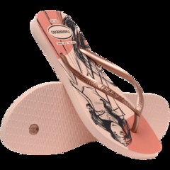 Chinelo Havaianas Slim Princesas Rosa Ballet - loja online