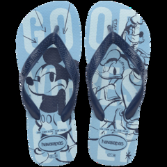 Chinelo Havaianas Top Disney Infantil Azul Lavanda - comprar online