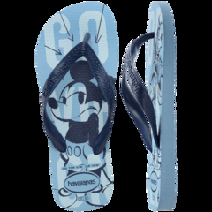 Imagem do Chinelo Havaianas Top Disney Infantil Azul Lavanda
