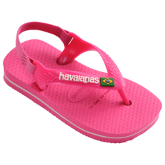 CHINELO HAVAIANAS BABY BRASIL LOGO ROSA - comprar online