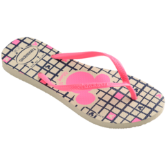 CHINELO HAVAIANAS SLIM DISNEY BEGE PALHA na internet